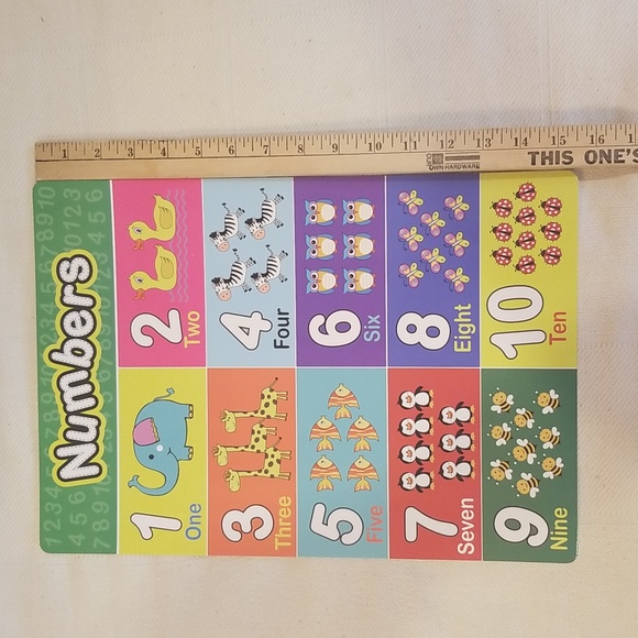 Educational Kids Learning Sheet Set - Multicolor - Picture 6 of 6